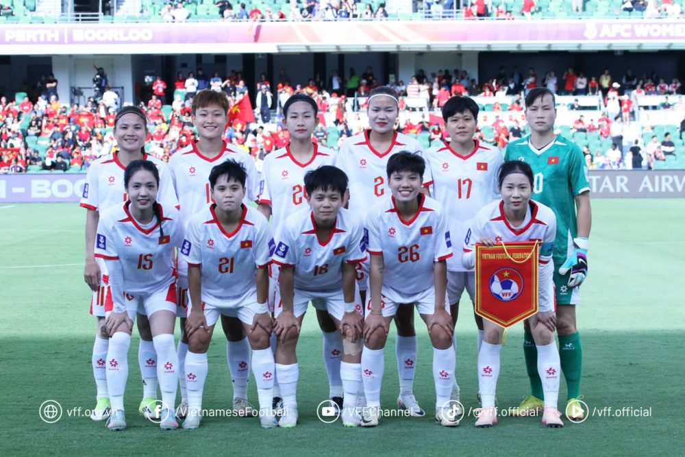 Vietnam women's team continues to lead Southeast Asia in the FIFA rankings in April 2026. Photo: VFF