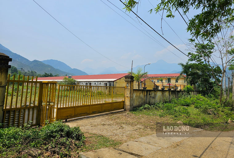 Công ty CP Vàng Lào Cai ở xã Minh Lương, huyện Văn Bàn, tỉnh Lào Cai. Ảnh: Bảo Nguyên 