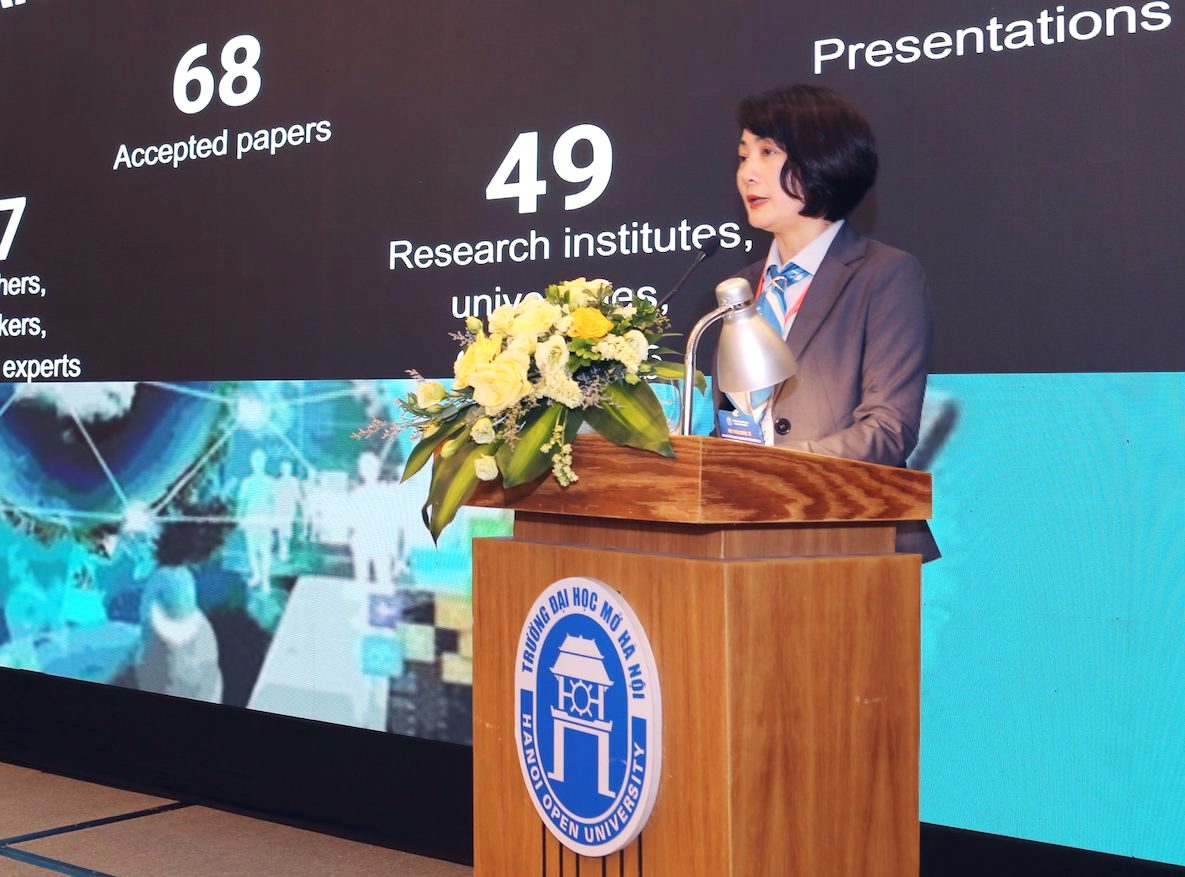 TS Nguyễn Thị Thu Hương – Trưởng Khoa Kinh tế, Trường Đại học Mở Hà Nội. Ảnh: BTC