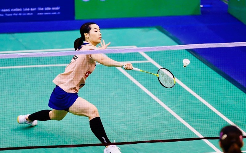 Player Nguyen Thuy Linh will compete in the mixed men's and women's team tournament 2026. Photo: Thanh Vu