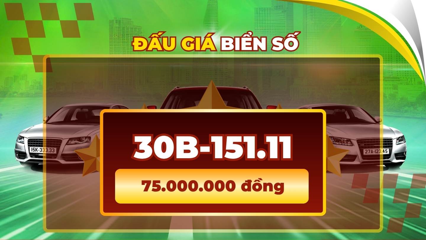 Beautiful car license plates sharply depreciated in the auction session on April 21