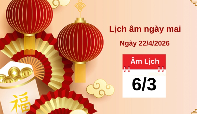 Lunar calendar day 6. 3 departs favorably in the early morning. Graphics: Minh Phong