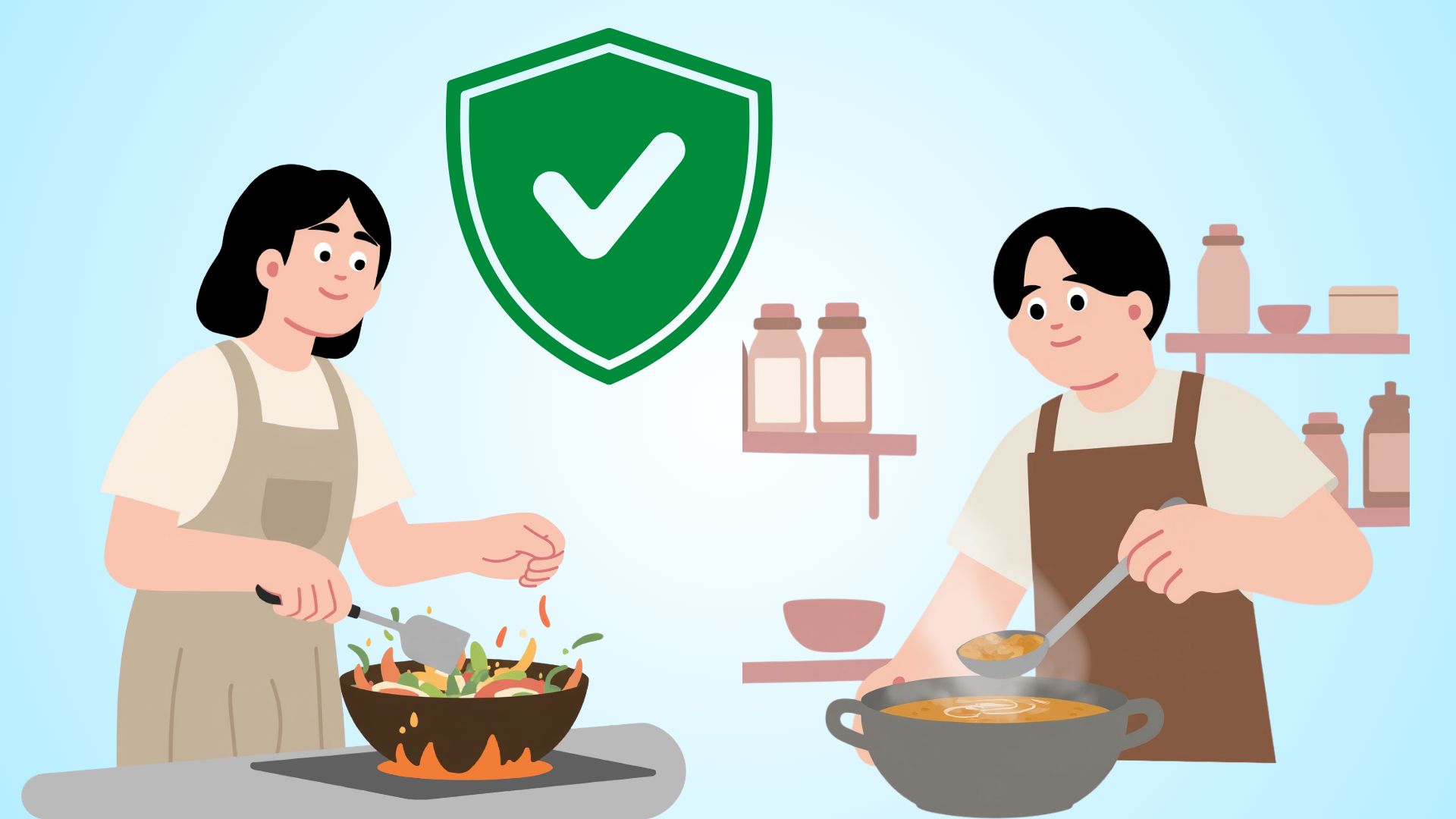 Golden principle to ensure food safety, avoid the risk of poisoning.