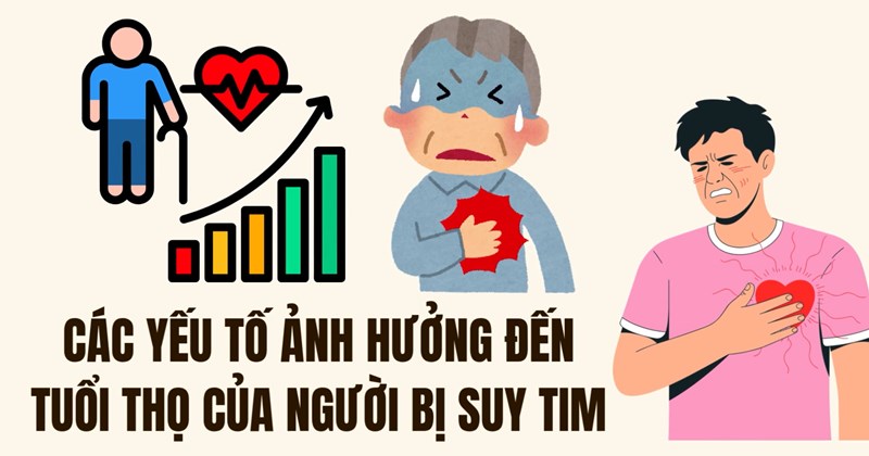 Các yếu tố ảnh hưởng đến tuổi thọ của người suy tim