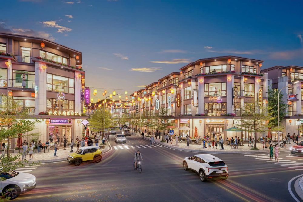 Lam Ngọc và Ruby là hai khu TMDV bao quanh tổ hợp khách sạn quốc tế tại Vinhomes Pearl Bay  