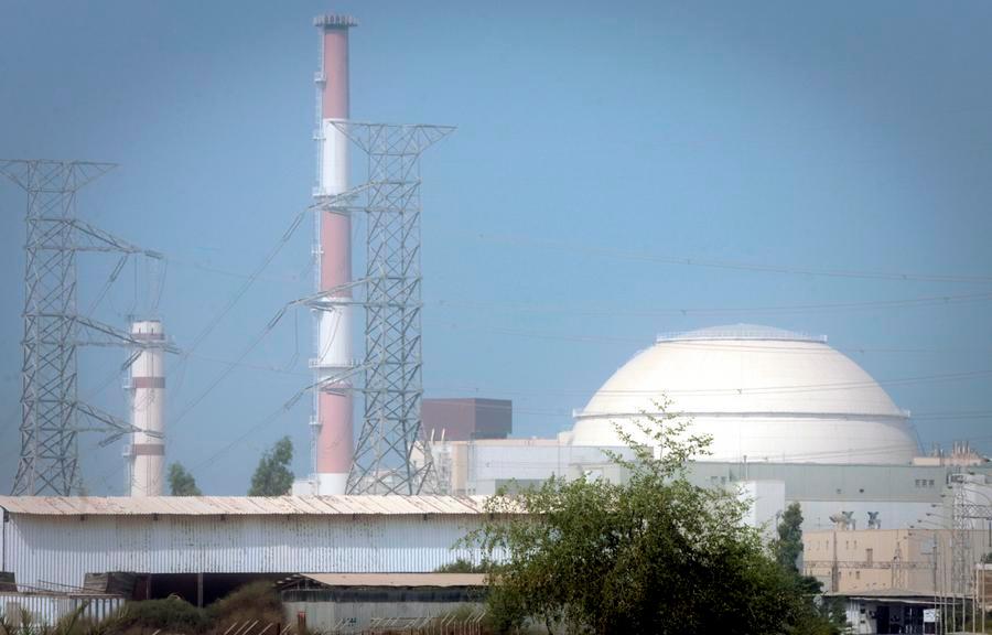 Nga giúp Iran xây nhà máy điện hạt nhân Bushehr. Ảnh: Xinhua