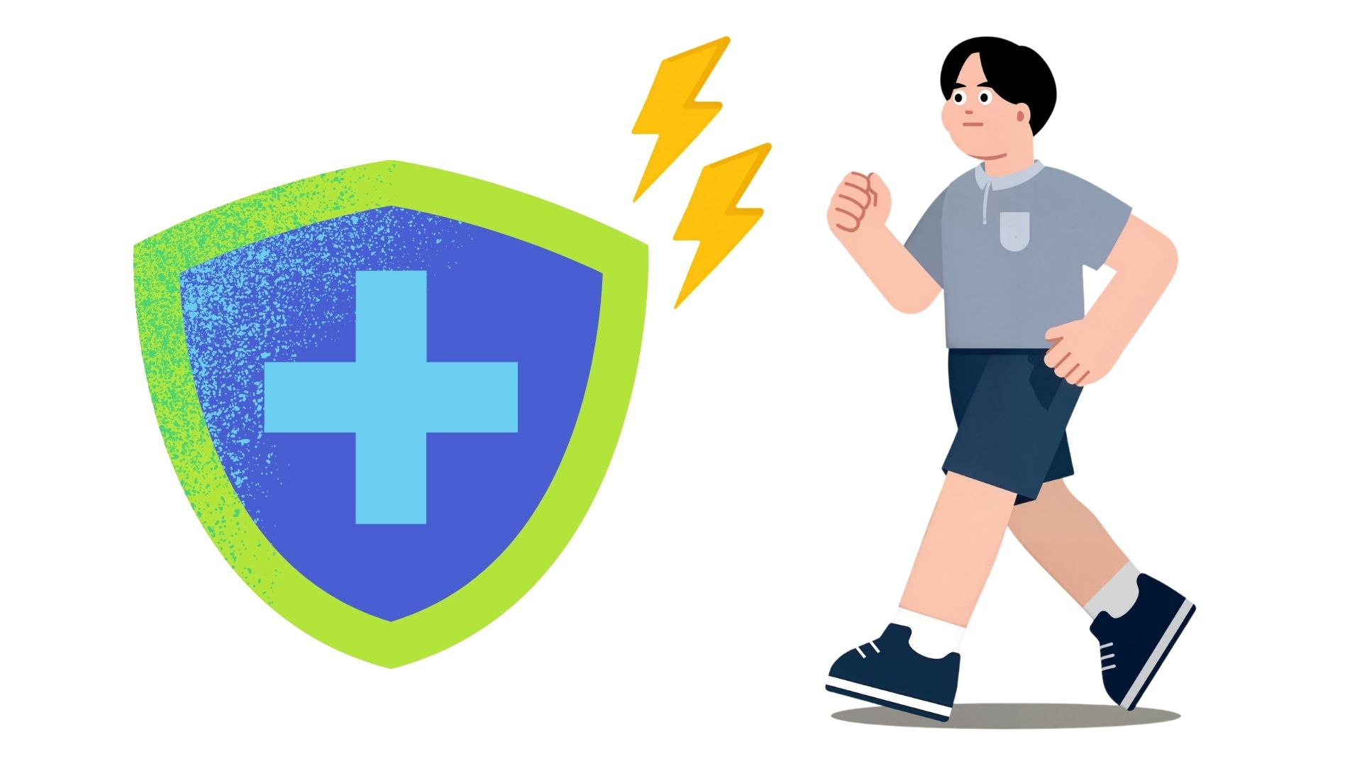 Maintaining a daily walking habit helps improve health. Graphics: Thanh Thanh