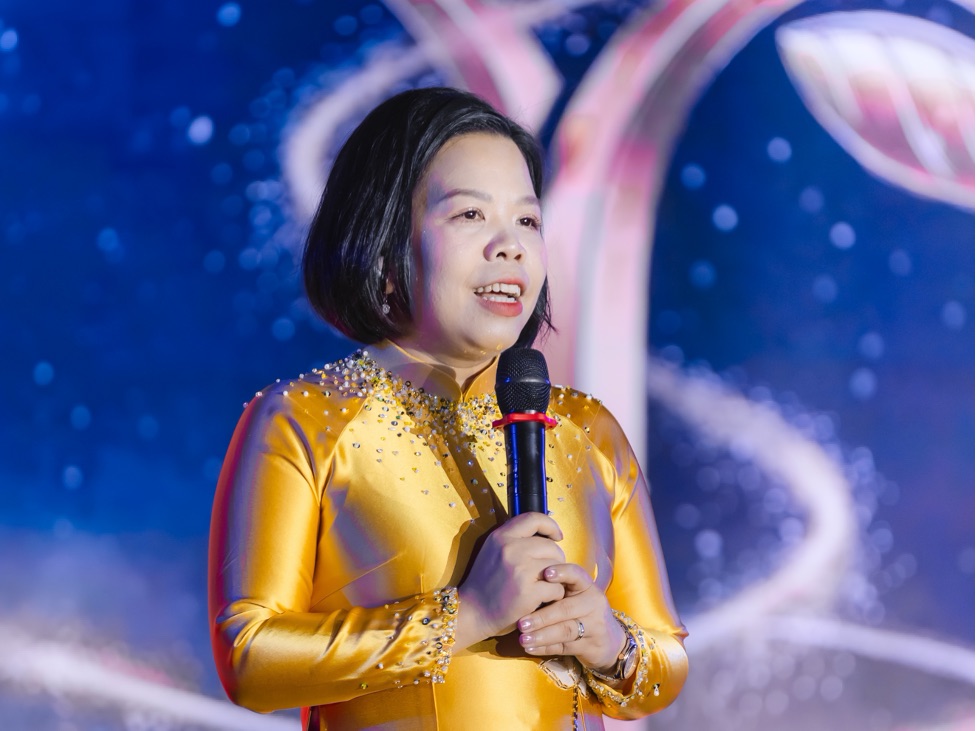 Tổng giám đốc Thanh Trang Pharma phát biểu tại hội nghị. Ảnh: Thanh Trang Pharma