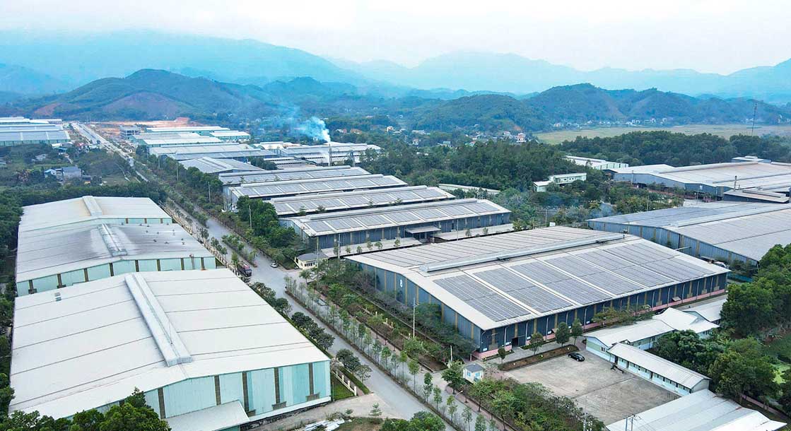 Many industrial clusters in Tuyen Quang have been established, contributing to solving local employment. Photo: Quoc Viet