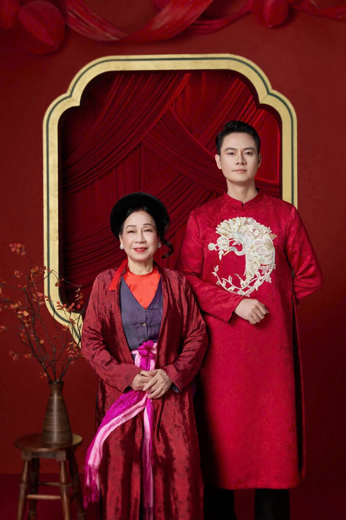 NSND Thanh Hoài và AnhHI Thanh Cường. Ảnh: Nhân vật cung cấp