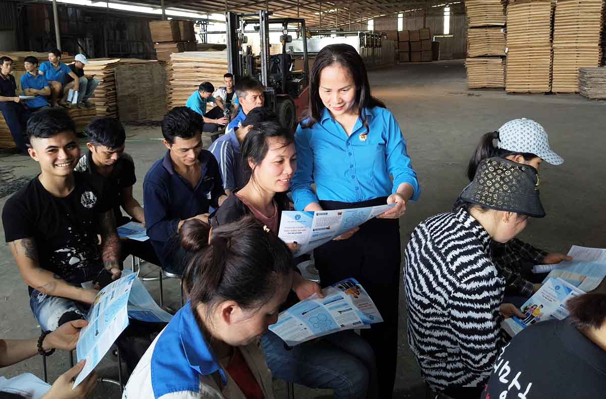 Activities in Workers' Month 2026 are mainly organized by the Tuyen Quang Trade Union at the grassroots level, taking union members and workers as the center. Photo: Viet Bac
