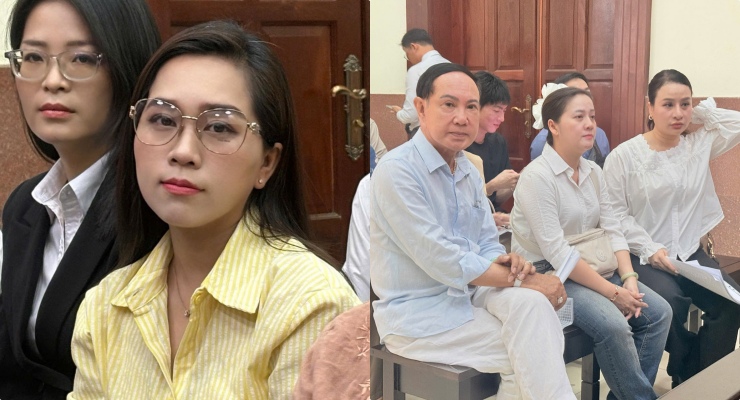 Hong Phuong et Hong Loan participent à l'audience d'appel du matin du 22 avril. Photo: DI PY.