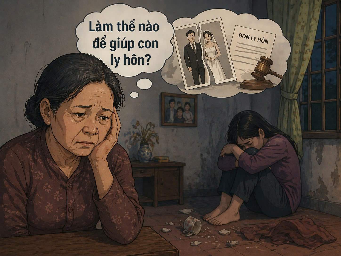 . Theo luật sư, cha mẹ hoàn toàn có quyền yêu cầu Tòa án giải quyết ly hôn nếu đáp ứng đủ điều kiện theo quy định pháp luật.