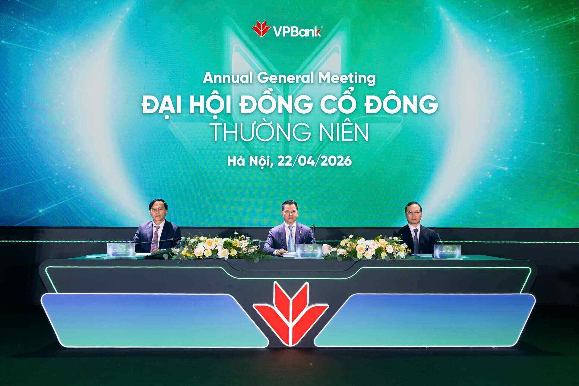 VPBank's AGM approved a profit plan of over 41.3 trillion VND in 2026. Photo: Provided by the Organizing Committee.