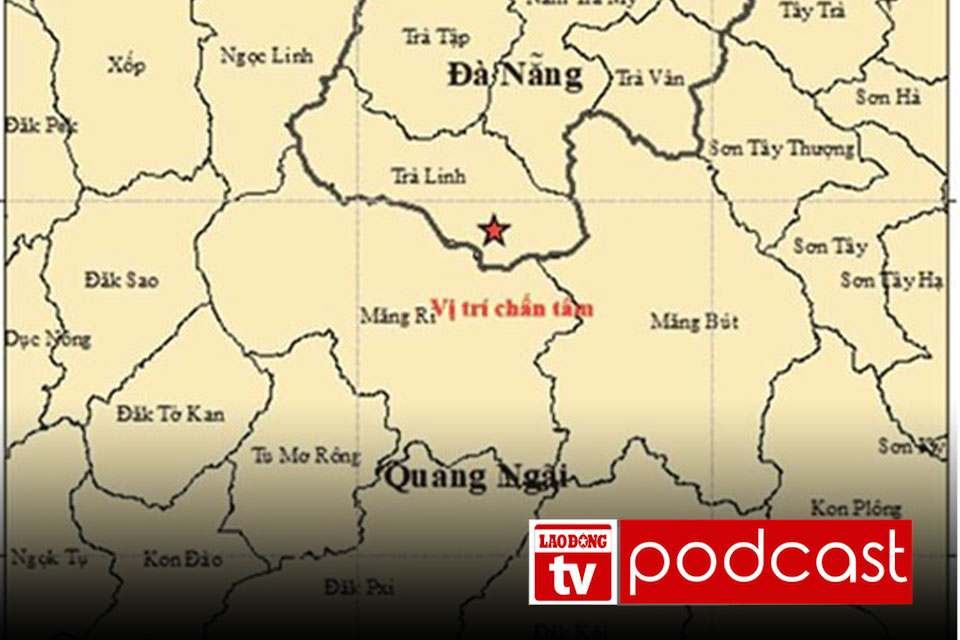 Morning news 23.4: 7 consecutive earthquakes in mountainous areas bordering Da Nang and Quang Ngai