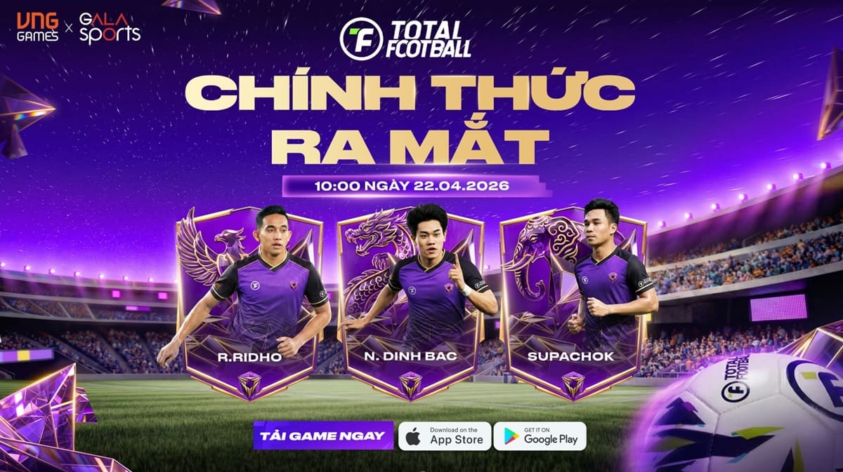 Total Football VNG officially launches Southeast Asian Gamer community. Photo: VNGGames