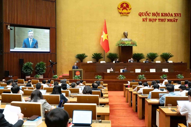 The National Assembly will discuss in the hall on amending tax laws. Photo: Pham Thang.