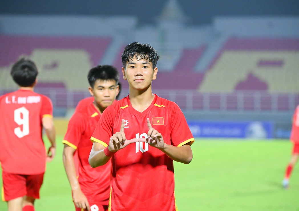 U17 Vietnam faces U17 Malaysia in the 2026 U17 Southeast Asian Championship final. Photo: VFF