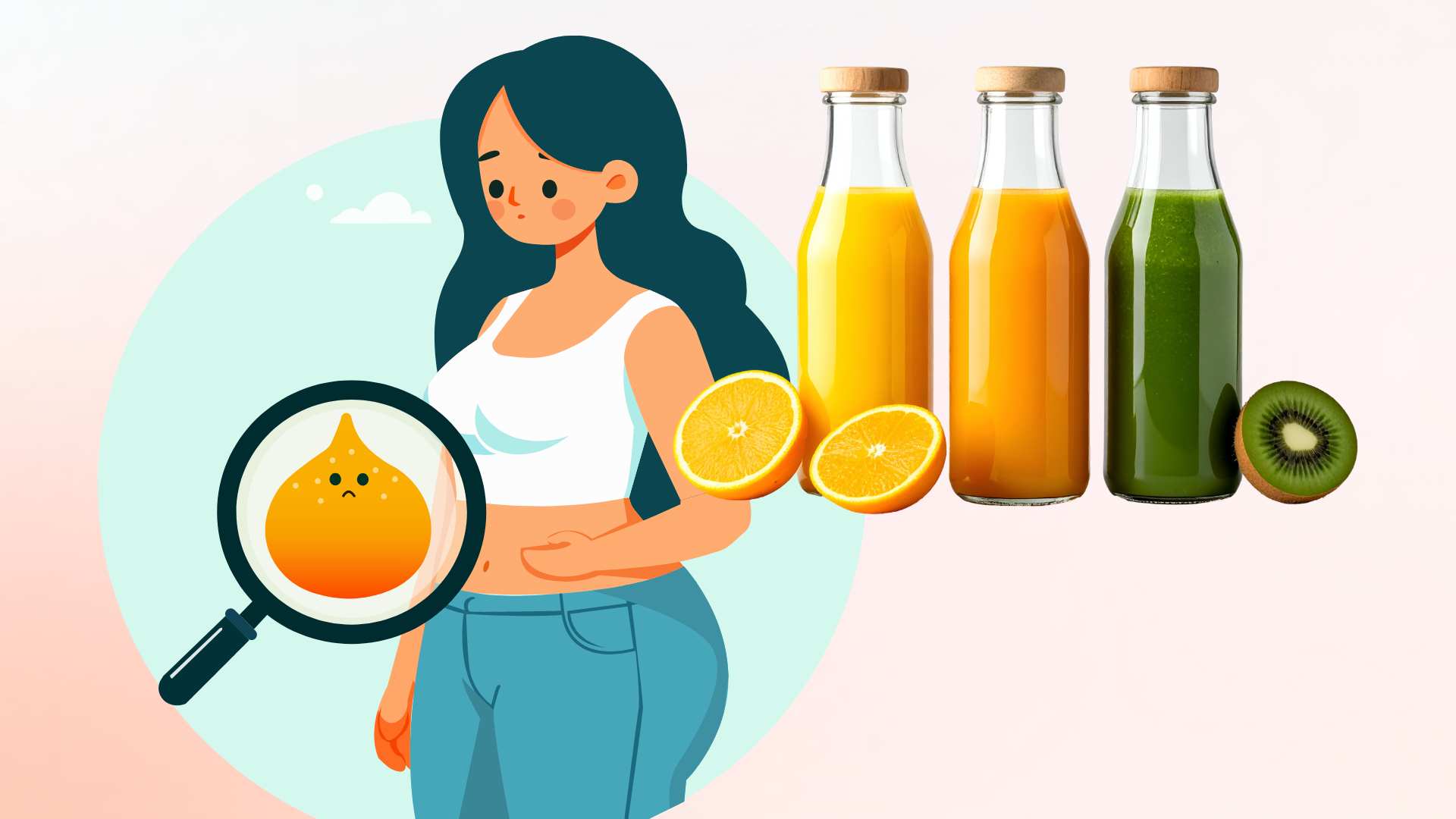 Si quieres reducir la grasa visceral con jugo, no olvides estas importantes notas