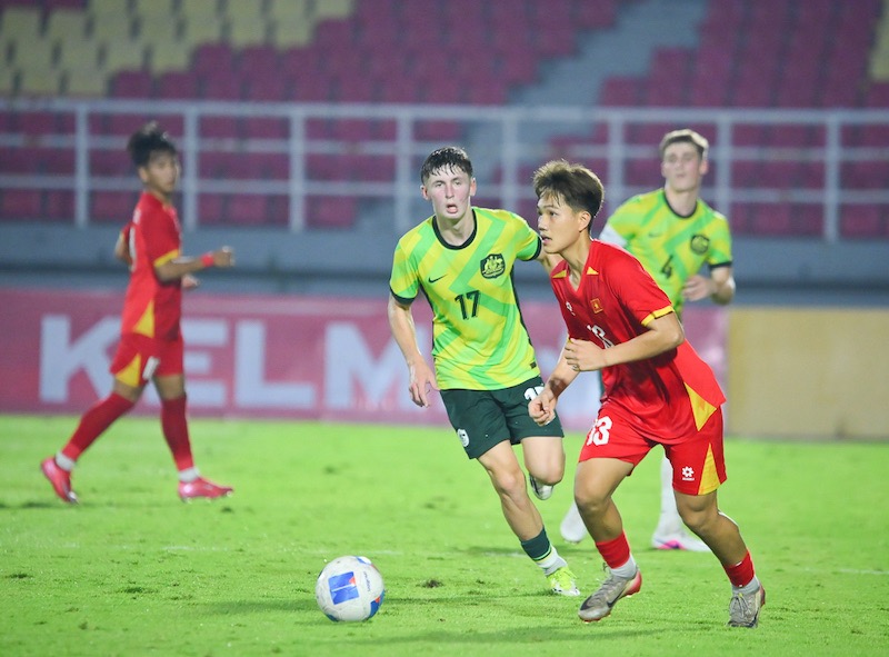 U17 Vietnam enters the final of U17 Southeast Asia 2026 after a win against U17 Australia. Photo: VFF