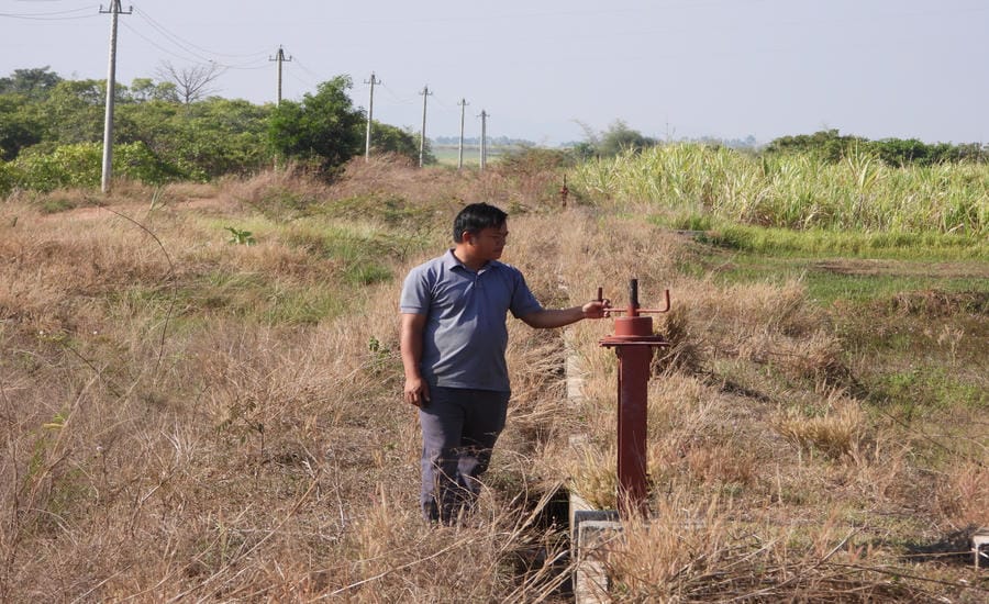 乾季になるたびに、地域住民は生活用水と作物の灌用水の両方が不足することがよくあります。写真:バオ・チュン