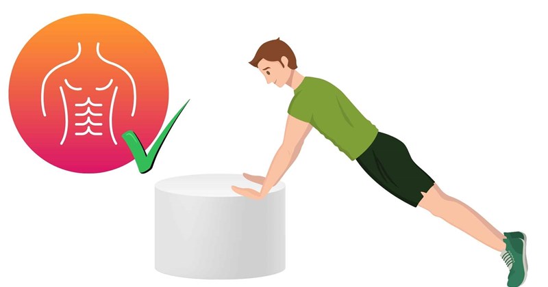 Hít đất giúp săn chắc cơ bụng ở tuổi 50