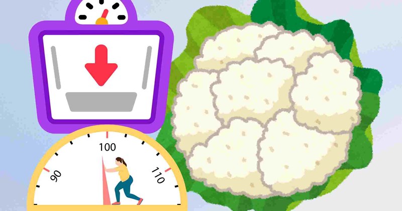 Giảm cân hiệu quả với súp lơ trắng