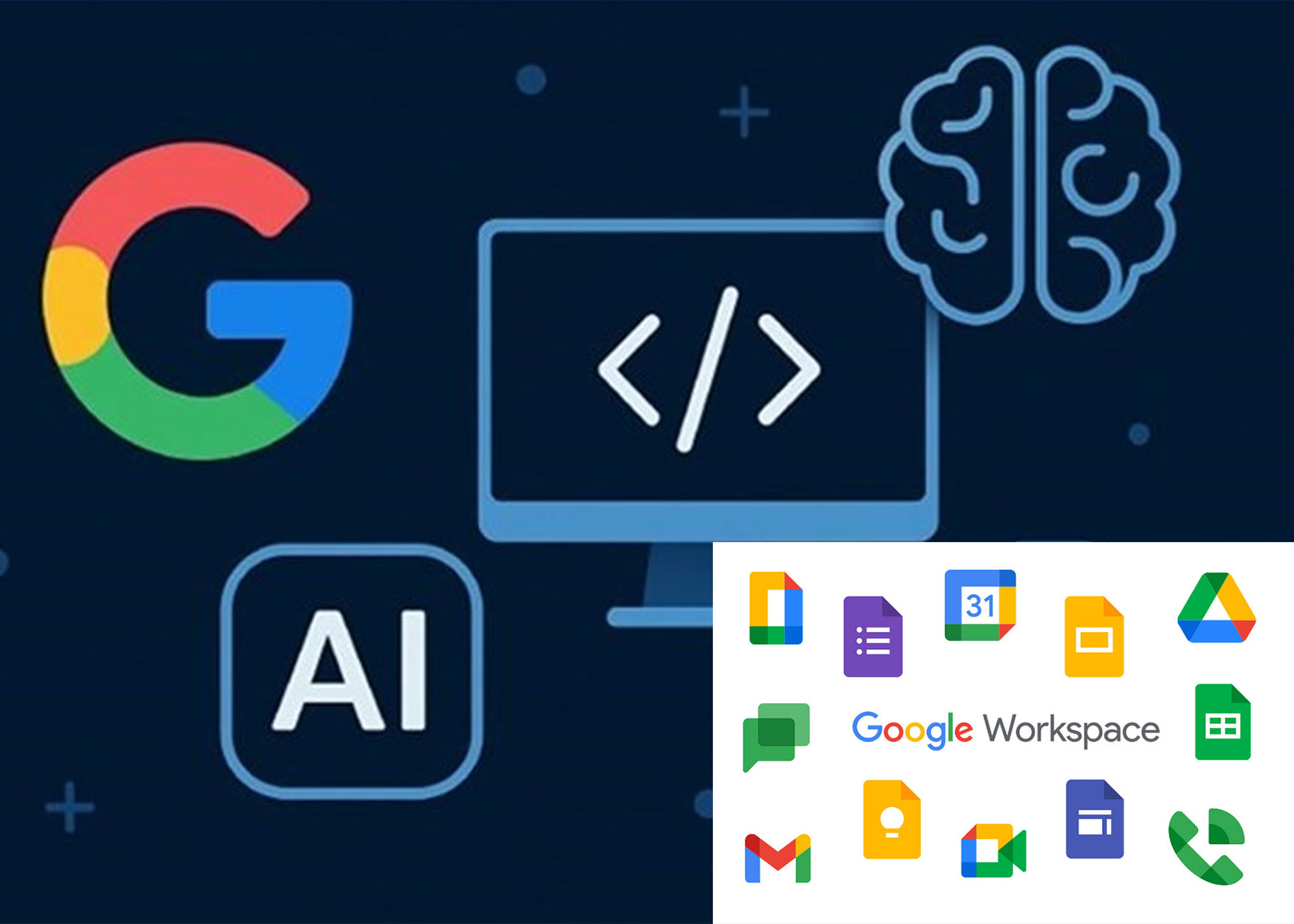 Google Workspace upgrades AI, turning Gemini into an office "practicer". Graphics: Cat Tien