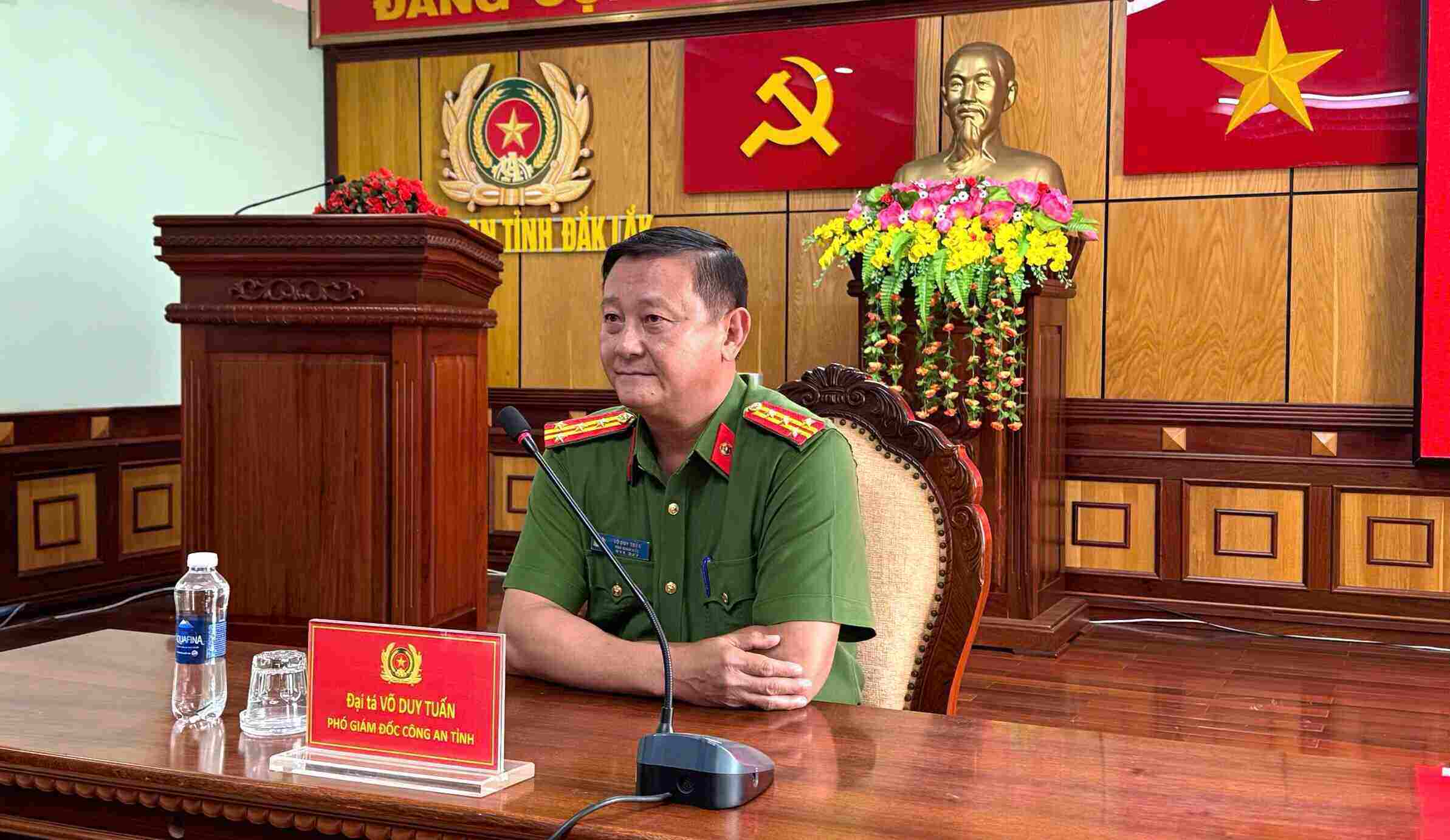 Lãnh đạo Công an tỉnh Đắk Lắk khẳng định vụ việc được xử lý nghiêm minh, theo đúng quy định và không có vùng cấm. Ảnh: Bảo Trung