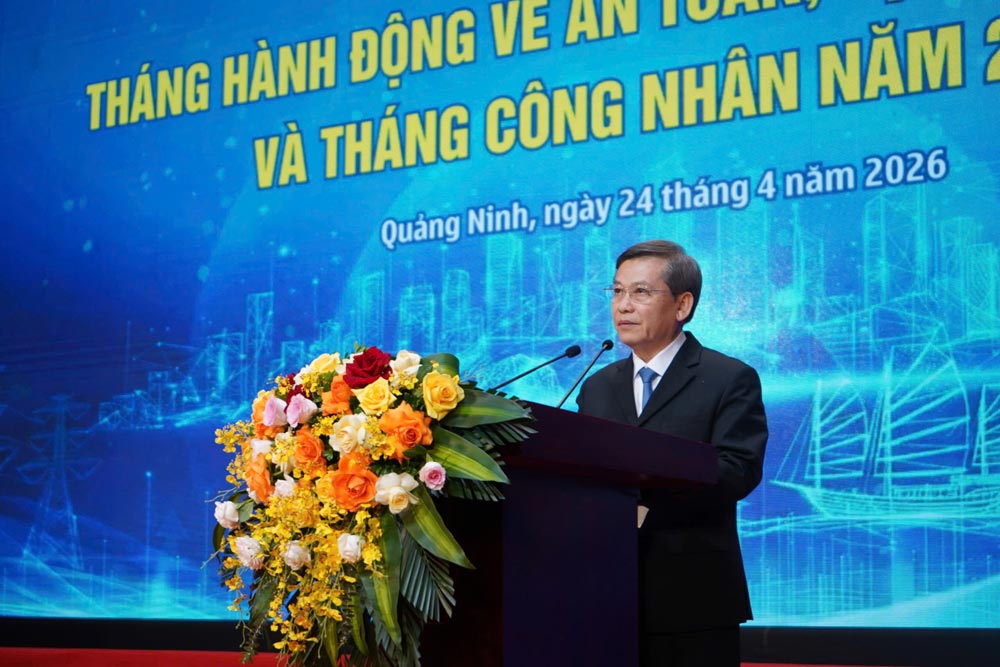 General rehearsal of the Launching Ceremony of Workers' Month and Action Month on Occupational Safety and Health in 2026 co-organized by the Vietnam General Confederation of Labor. Photo: Nguyen Hung