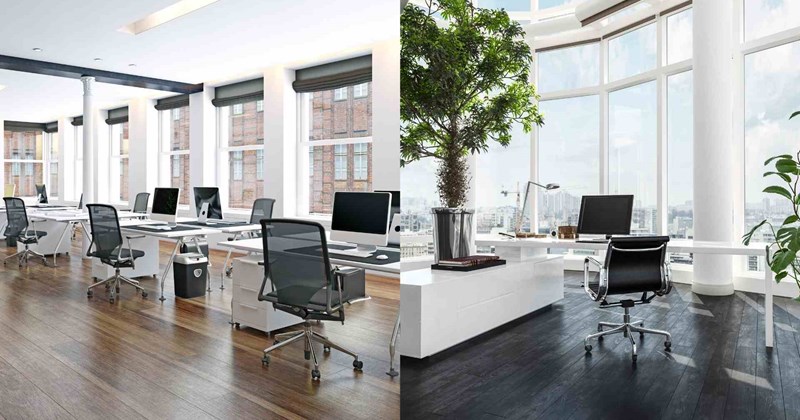Office layout for more efficient work