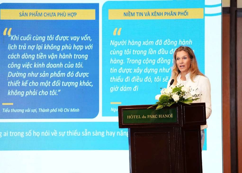 Bà Angelique Timmer, Giám đốc Khu vực Đông Nam Á của WWB. Ảnh: VPBank