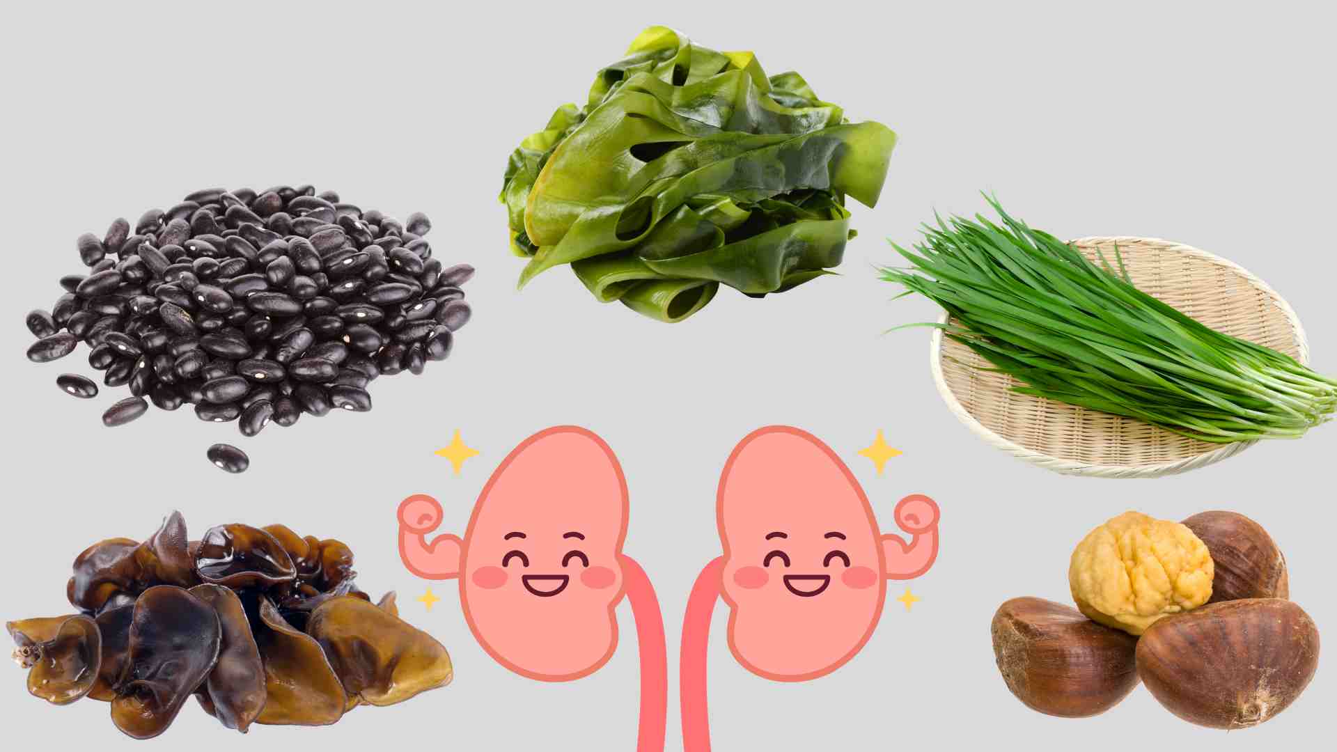 Some kidney-boosting foods suitable for both men and women. Graphics: Ha May