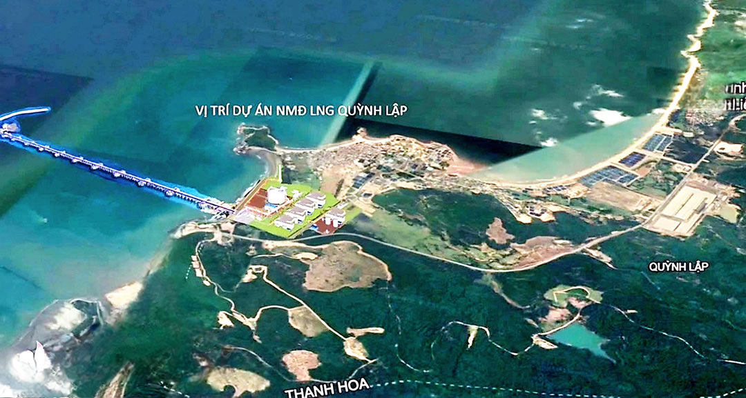 Area for the Quynh Lap LNG gas thermal power project, Tan Mai ward (Nghe An). Photo: Ngoc Anh