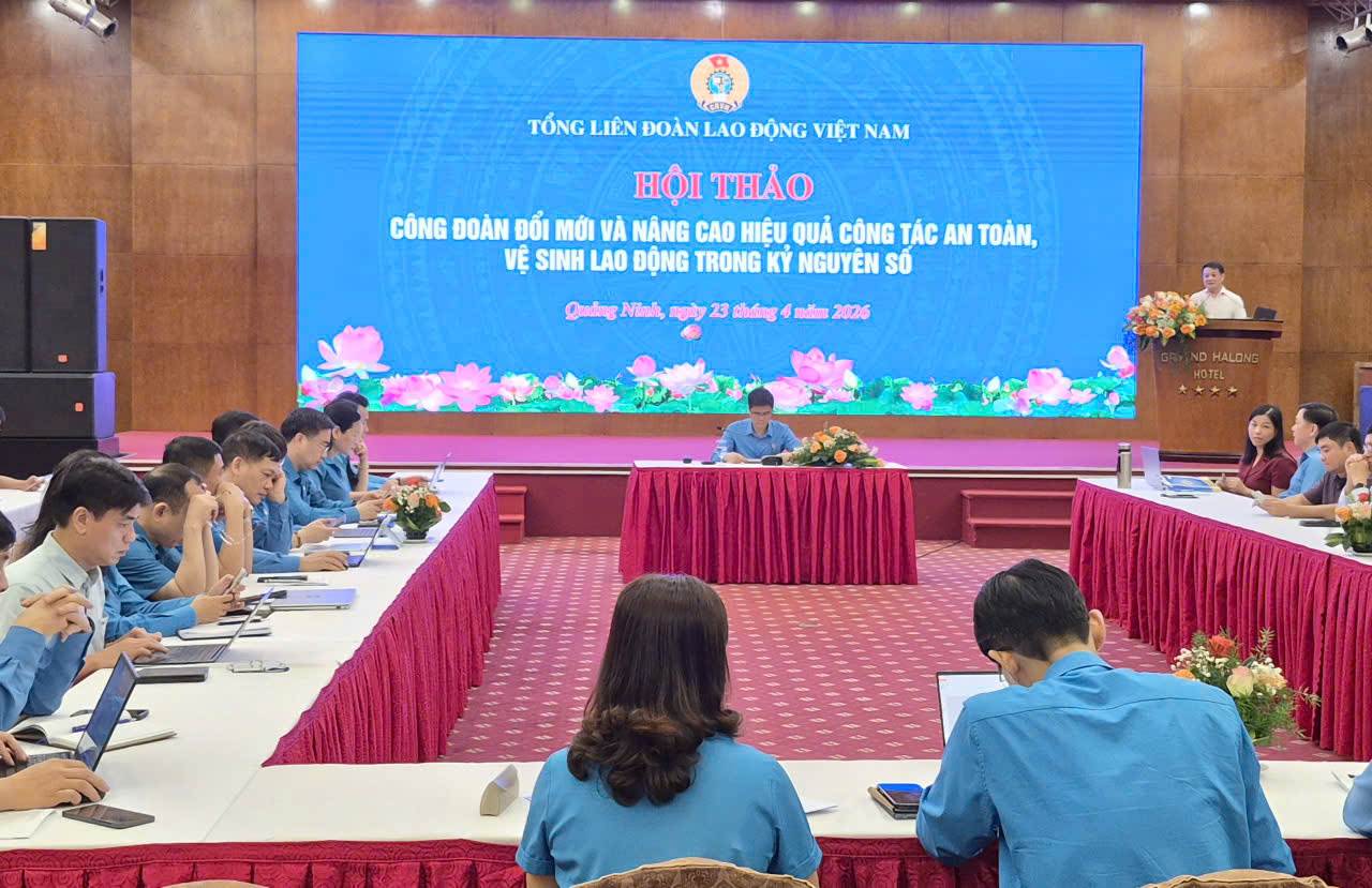 Workshop "Trade Unions innovate and improve the effectiveness of occupational safety and health in the digital age". Photo: Nguyen Hung