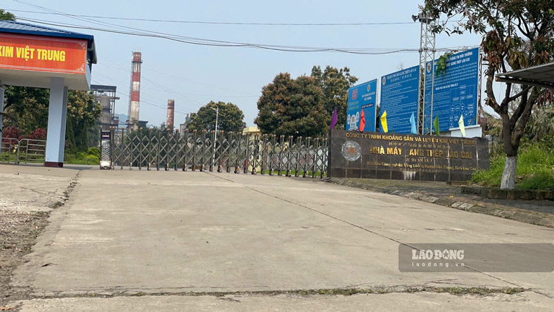 Nhà máy gang thép Lào Cai của Công ty Việt Trung tại xã Tằng Loỏng. Đinh Đại 
