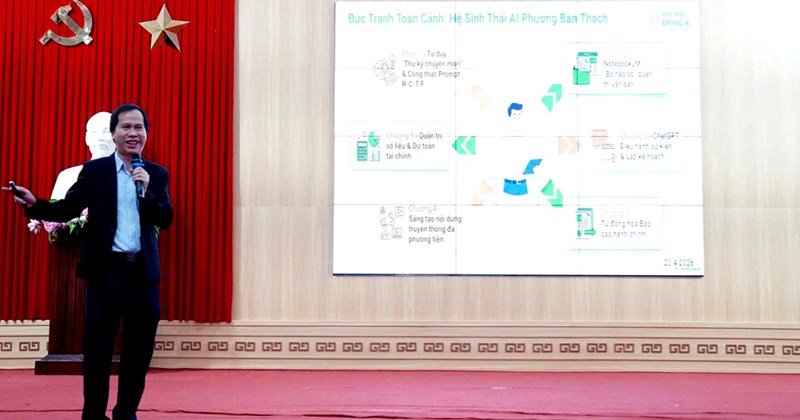 Đà Nẵng: Công đoàn phường Thạch Thang tập huấn ứng dụng AI cho cán bộ