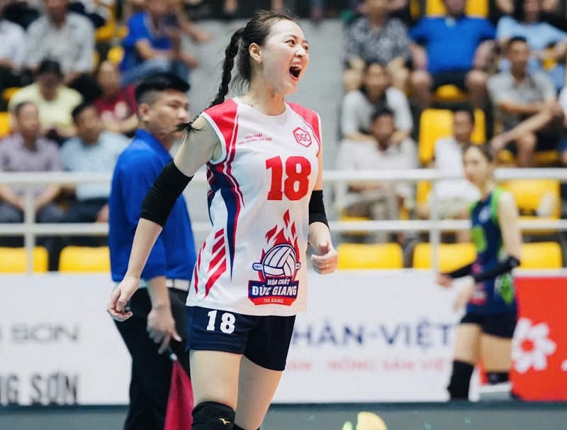 Hoa Chat Duc Giang women's team confidently participates in Hung Vuong Cup 2026. Photo: VFV