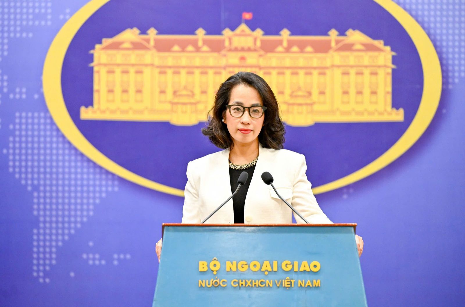 Spokesperson of the Vietnamese Ministry of Foreign Affairs Pham Thu Hang. Photo: Ministry of Foreign Affairs