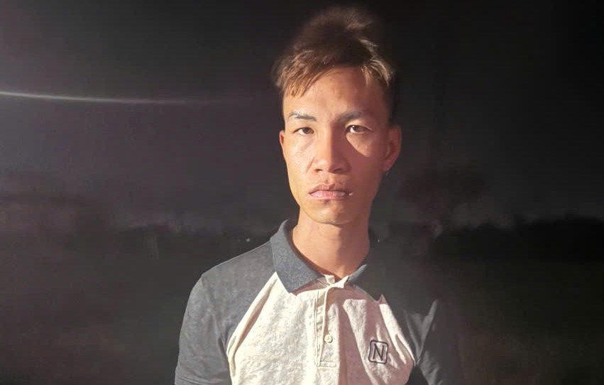 Đối tượng Trần Văn Hoàn trong vụ án tàng trữ ma túy. Ảnh: Công an Hưng Yên