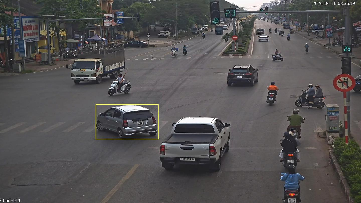 The car owner was fined in Bac Ninh. Photo: Bac Ninh Police
