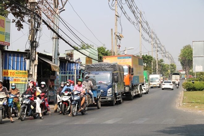 Đường Phan Văn Hớn (TPHCM) hiện hữu. Ảnh: Anh Tú