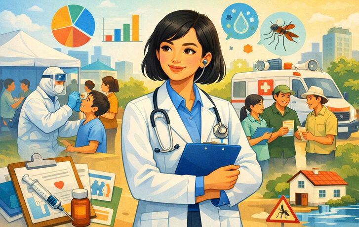 Ministry of Health informs about the promotion of population officials from rank IV to rank III. Graphics: Huong Giang