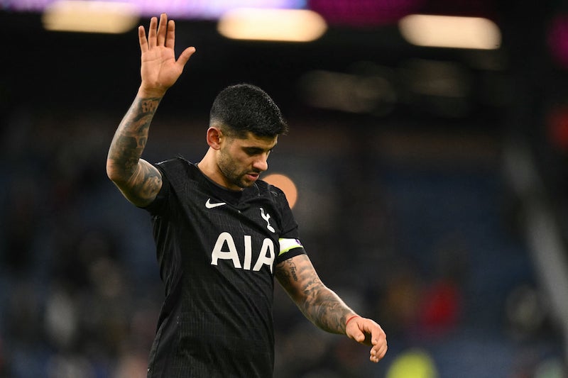 Cristian Romero's future at Tottenham becomes unclear. Photo: AFP