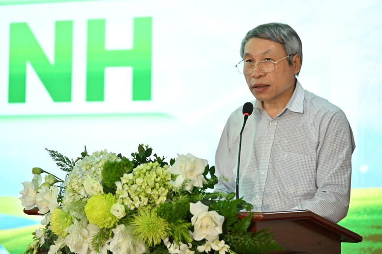 PGS. TS. Bui Quang Tuan s'exprime au Forum "Abus des ressources pour promouvoir la croissance verte 2026". Photo: BTC