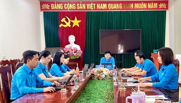 Nghe An Provincial Labor Federation organizes regular conferences, giving opinions on many key contents for the 2026-2030 period. Photo: Nghe An Trade Union