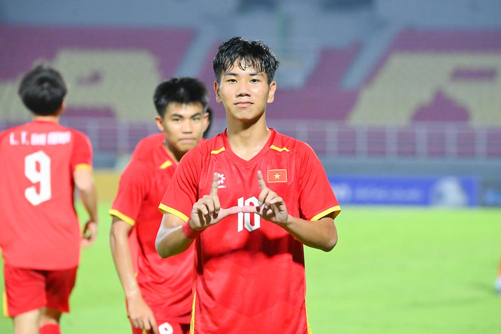 U17 Vietnam aims for the 2026 Southeast Asian Championship. Photo: VFF