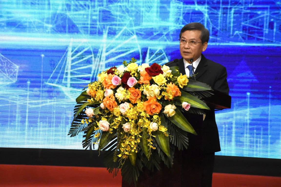 Mr. Le Minh Tri - Member of the Politburo, Secretary of the Party Central Committee, Head of the Central Internal Affairs Commission spoke at the ceremony. Photo: Nguyen Hue