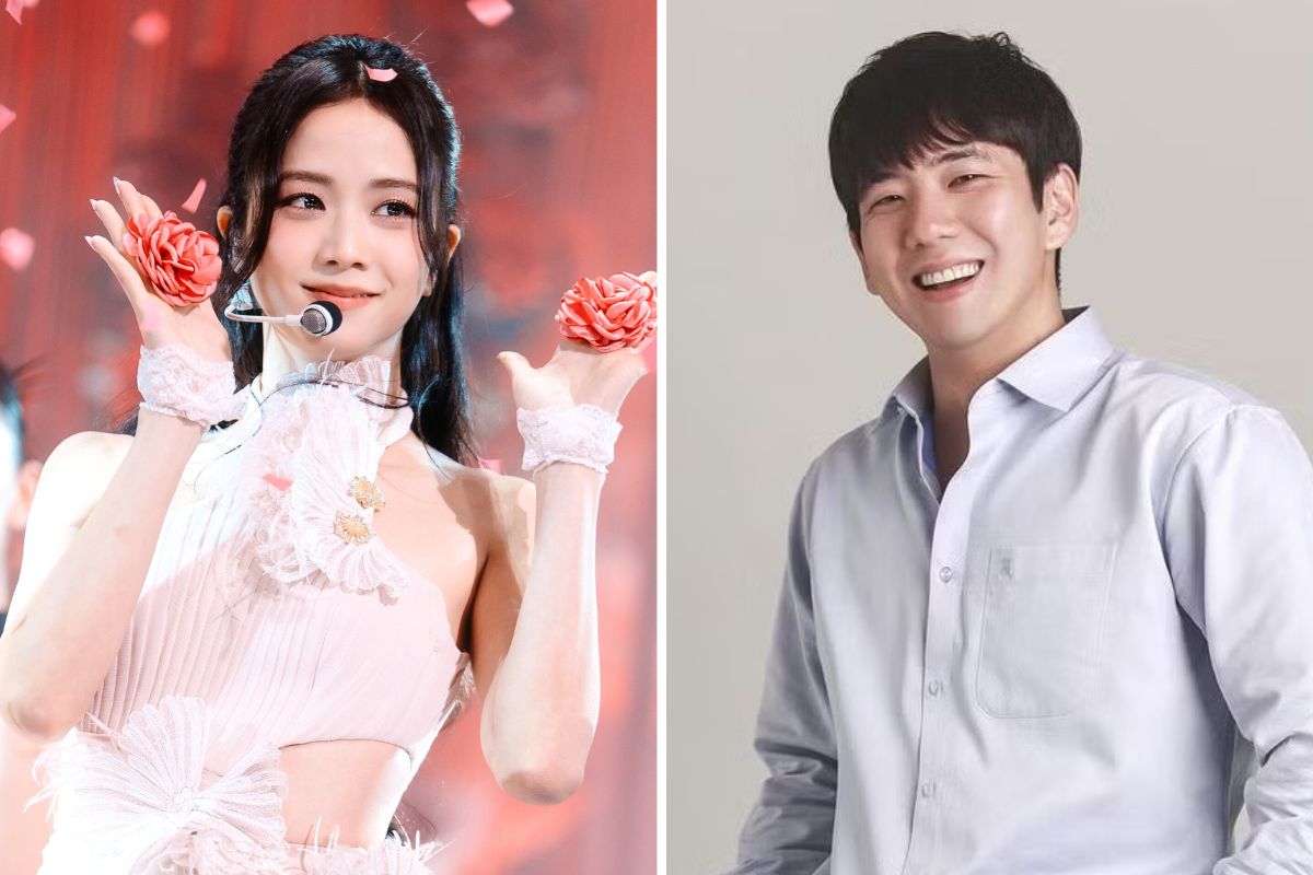 Jisoo (Blackpink) and her brother Kim Jung Hoon. Photo: Lotte