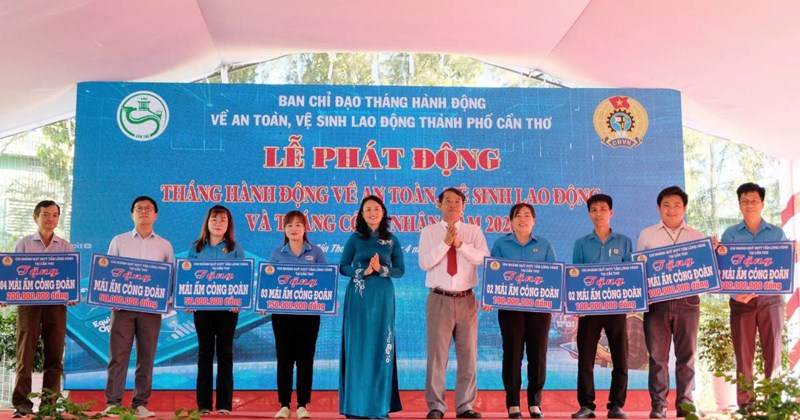 Can Tho launches Workers' Month and Action Month on occupational safety and health